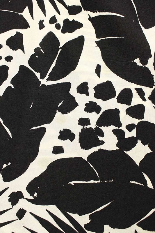 Saint Laurent Paris 21SS 531956 Y2c63 Leaf Tropical Silk Short Sleeved Shirt