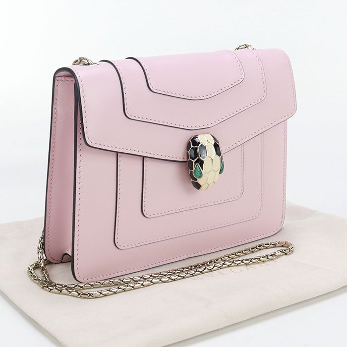 Bvlgari Bulgari Serpenti Forever Crossbody Shoulder Bag Leather Women