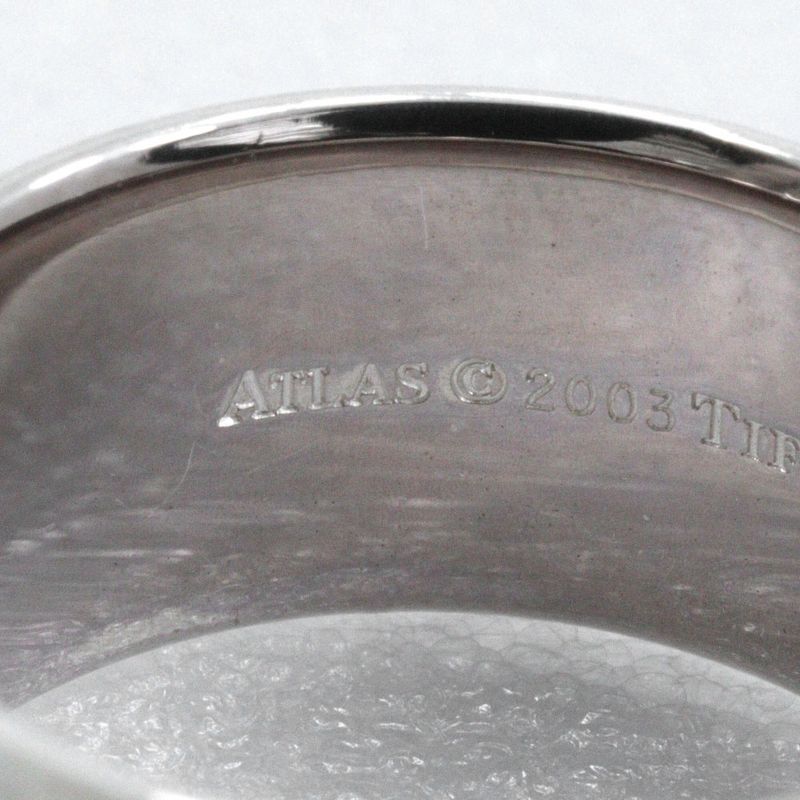 [tiffany & Co] Tiffany & Co Atlas Silver 925 Size 11.5 Ladies 8.8g Ring