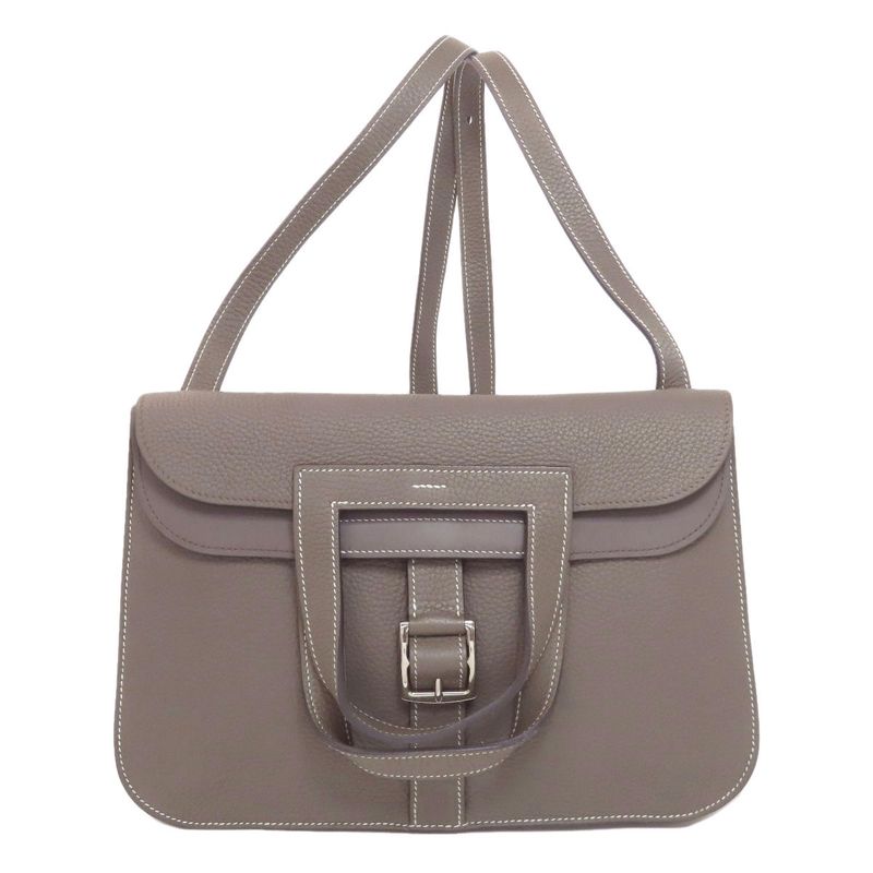 Hermes Arsan 31 Silver Hardware Handbag Taurillon Women