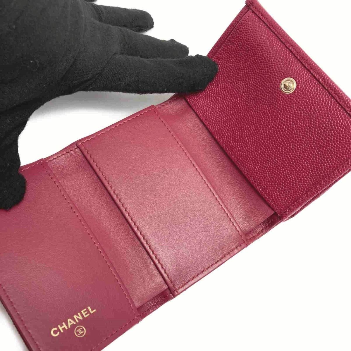 Chanel Classic Small Flap Wallet Ap0230 Rose Pink Cloth