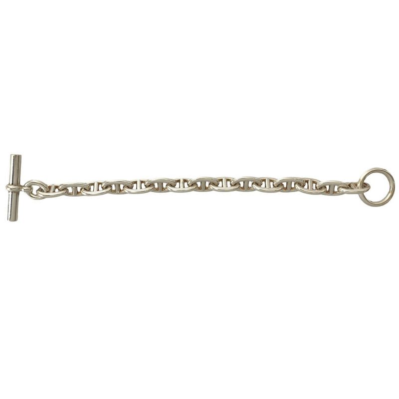 Hermes Chaine D'ancre MM15 Silver 925 Bracelet Bangle