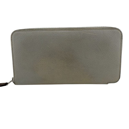 Hermes Azap Long Silk Inn Round Zipper Long Wallet Branded Card Holder Coin