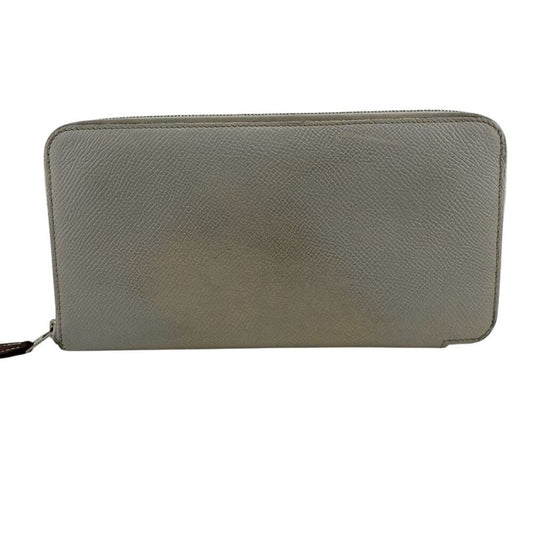 Hermes Azap Long Silk Inn Round Zipper Long Wallet Branded Card Holder Coin