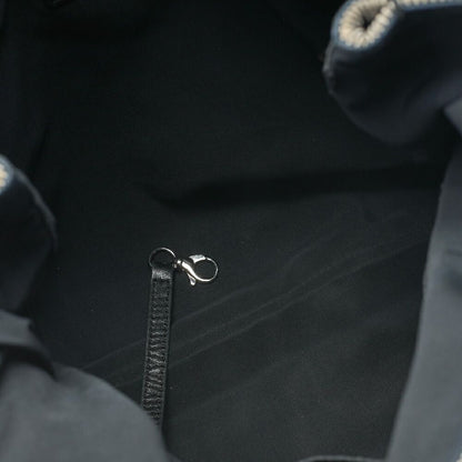 Chanel Shoulder Bag Denim Coco Mark Gray With Silver Hardware Ladies [no