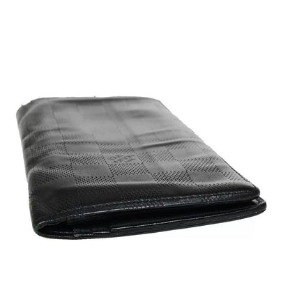 Louis Vuitton Long Wallet Damier Infini Portefeuille Blazer Black Leather