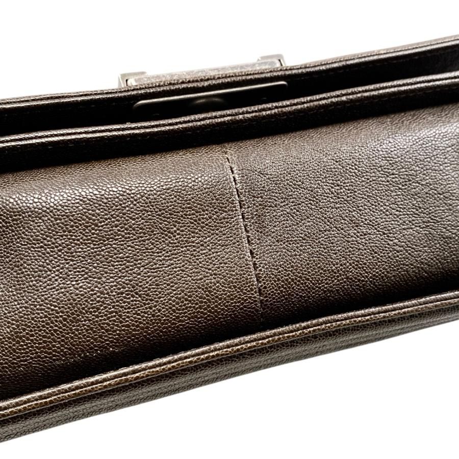 Chanel Boy Chanel Shoulder Bag Chain Bag A67086 Matelasse Caviar Skin Coco Dark