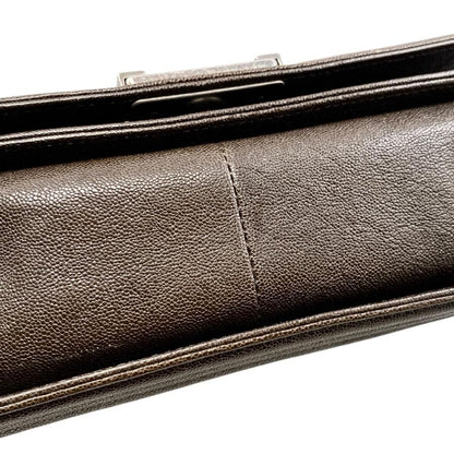 Chanel Boy Chanel Shoulder Bag Chain Bag A67086 Matelasse Caviar Skin Coco Dark