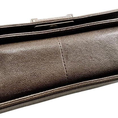 Chanel Boy Chanel Shoulder Bag Chain Bag A67086 Matelasse Caviar Skin Coco Dark