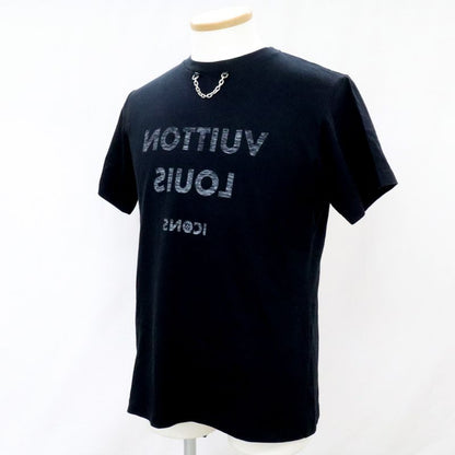 Louis Vuitton Inverted Icon Logo Short Sleeve T-shirt Fjts18txp Black