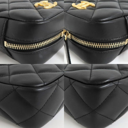 Chanel Mini Camera Case As2857 Fake Pearl Chain Shoulder Bag Lambskin
