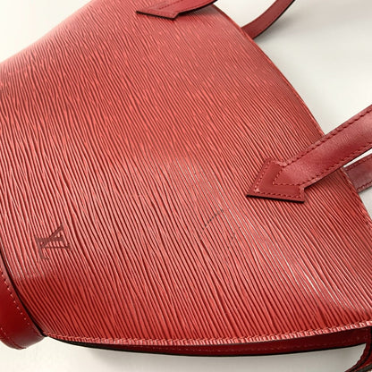 Louis Vuitton Epi Saint-Jacques Shopping Shoulder Bag M52277 Red