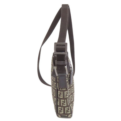 Fendi Zucca Pattern Shoulder Bag Canvas Women