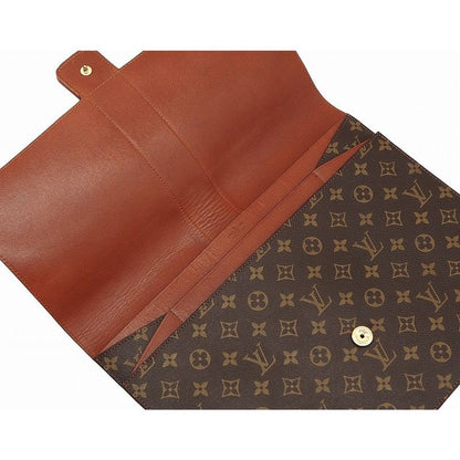 Louis Vuitton Poche Diplomat Homme Monogram Canvas Bag Clutch Bag Document Case