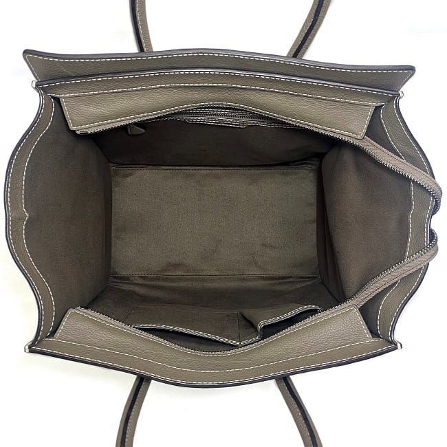 Celine Tote Bag Luggage Mini Shopper Beigegray