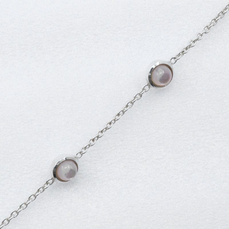 Gucci Double G 925 Silver And Mother-of-pearl Ladies 6.3g Bracelet