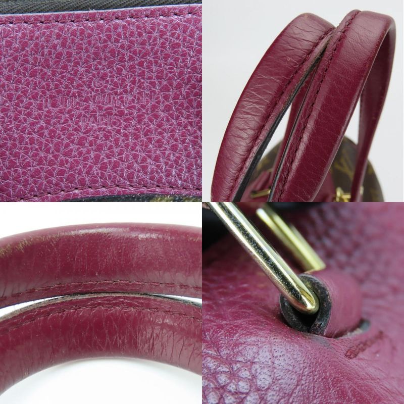 Louis Vuitton Handbag Retiro M40545 Monogram Leather Brown Aurore Gold Hardware