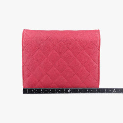 Chanel Square Matelasse Red Caviar Skin A84310 24950330