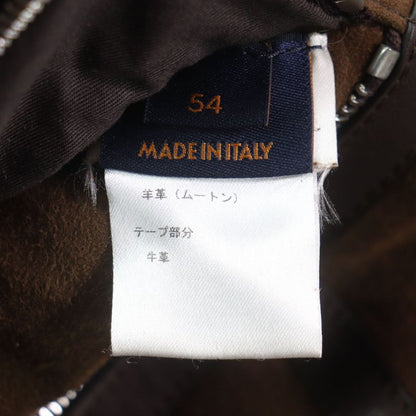 Louis Vuitton Mouton Cowhide Hooded Double Zip-up Mouton Coat