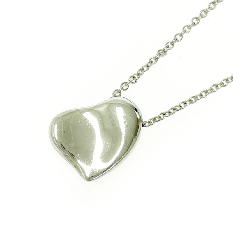Tiffany & Co Tiffany & Co Silver Elsa Peretti Full Heart Necklace 3.1g 925