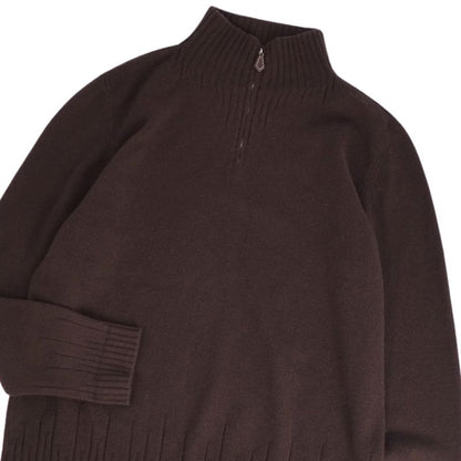 Hermes Knit Sweater Half Zip Pullover Cashmere