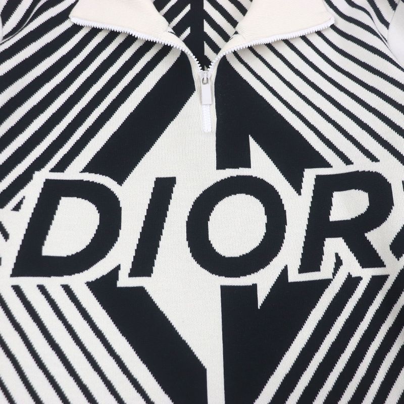 DIOR Homme 313m649at476 Wool High Collar CD Diamond Long Sleeve Knit Sweater