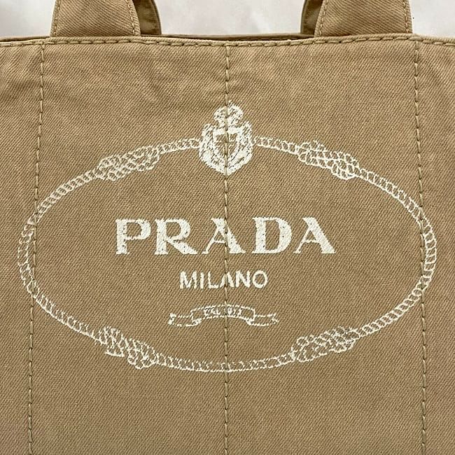 Prada Tote Bag Canapa Beige