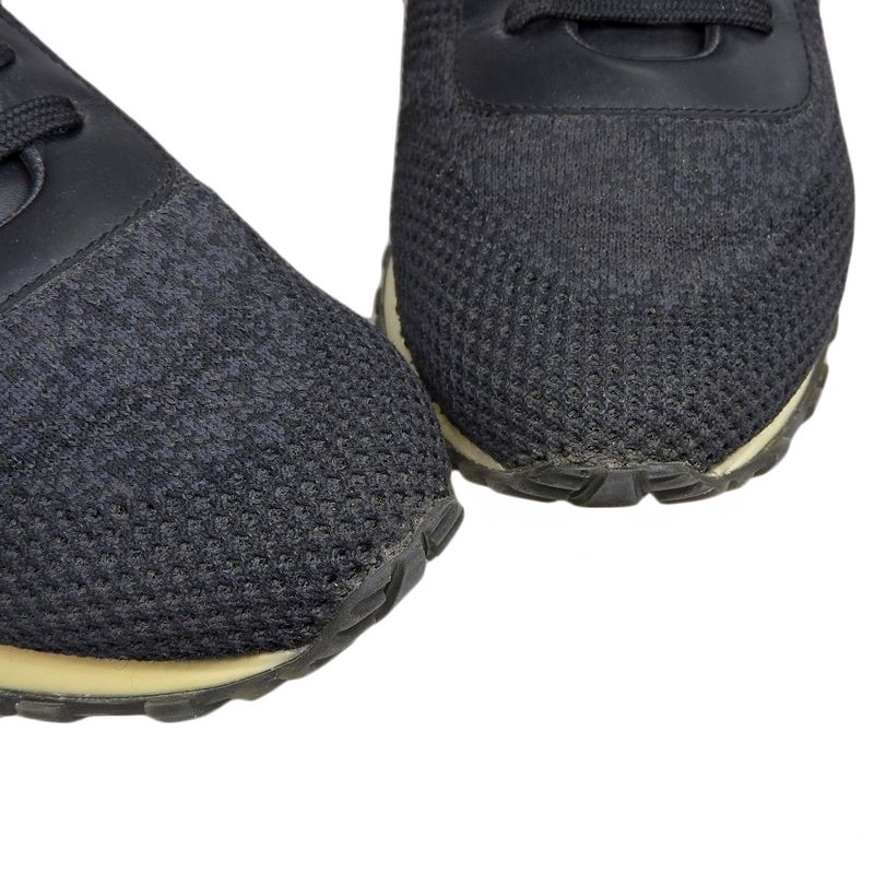 Louis Vuitton 2015 Item Runaway Line Jacquard Damier Leather Sneakers Shoes 5.5