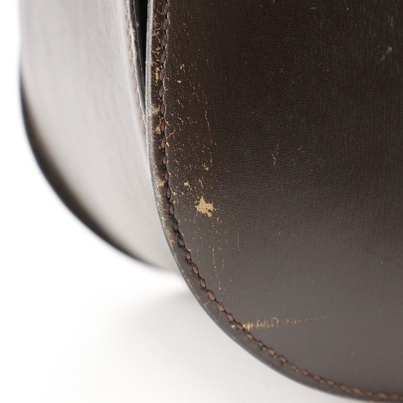 Hermes 2way Shoulder Vintage Box Calf Brown 00H Ladies Handbag