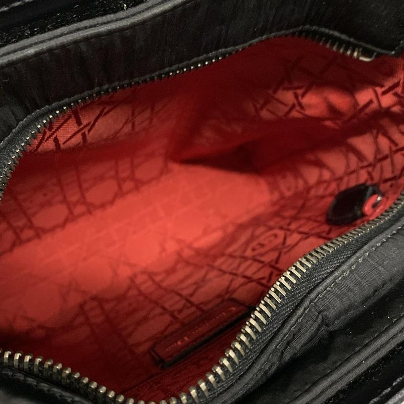 Dior/christian Dior Handbag - Black Leather