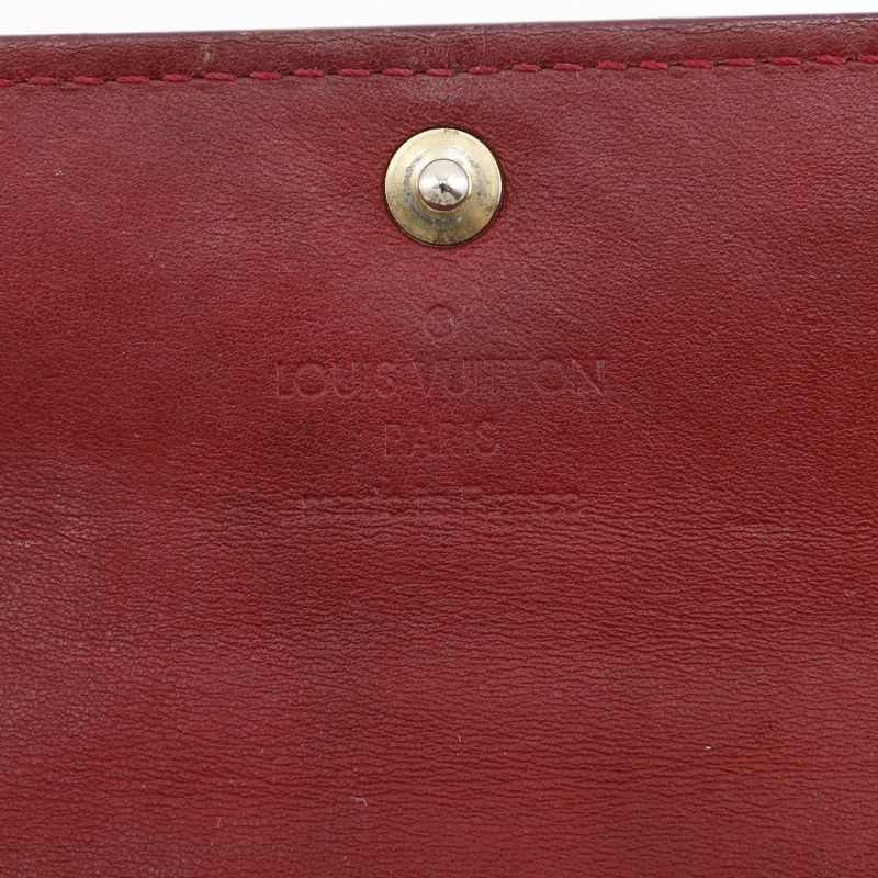 Louis Vuitton Multicles 4 M91976 Monogram Vernis Pomme D'amour Red Ts2112