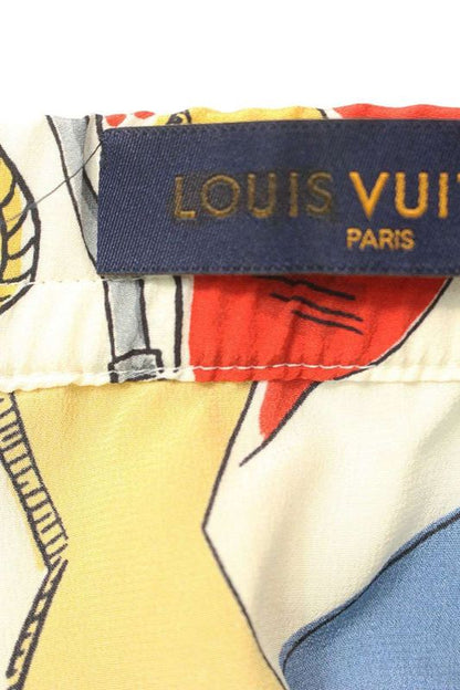 Louis Vuitton 19AW Rm192 ORI Hhp70w Printed Silk Pajama Long Pants Men 44