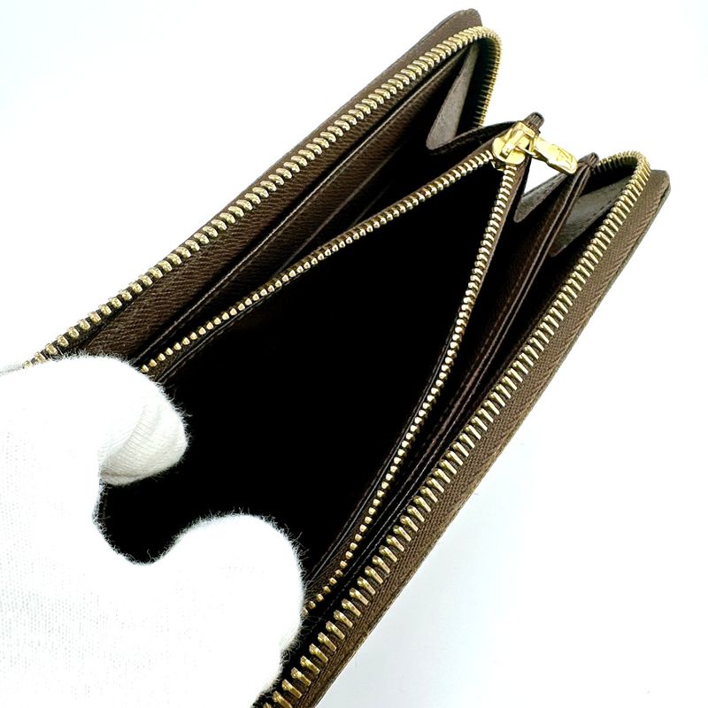 Louis Vuitton N60015 Damier Round Zipper Zippy Wallet Old Shape Long Wallet