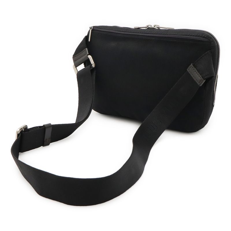 Louis Vuitton Damier Geant Arche Body Bag Waist Bag Hip Bag Canvas Noir Black