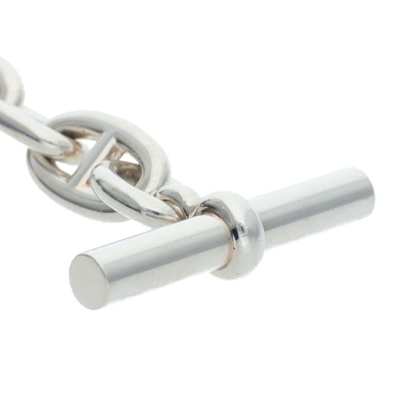 Hermes Chaine D'ancre TGM Chaine D'ancre TGM Silver Bracelet Men's 11link
