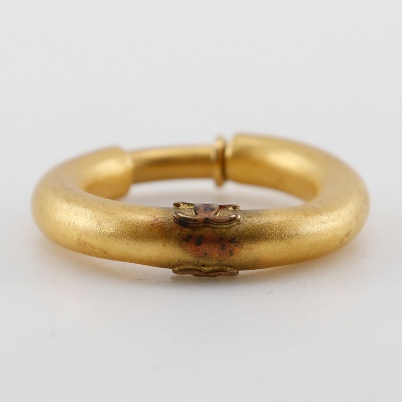 Chanel Coco Loop Vintage Gold Plated Ladies 22.6g Earrings