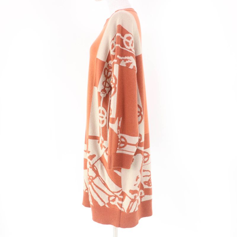 Hermes 22SS 2e2506d2 Cliquetis Cashmere Cotton Chaine D'ancre Long Sleeve Knit