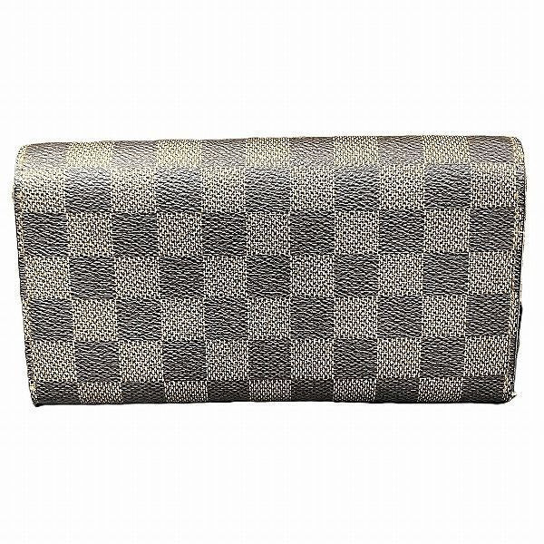 Louis Vuitton Damier Portefeuille Sarah N61734 Long Wallet Bifold Wallet Unisex