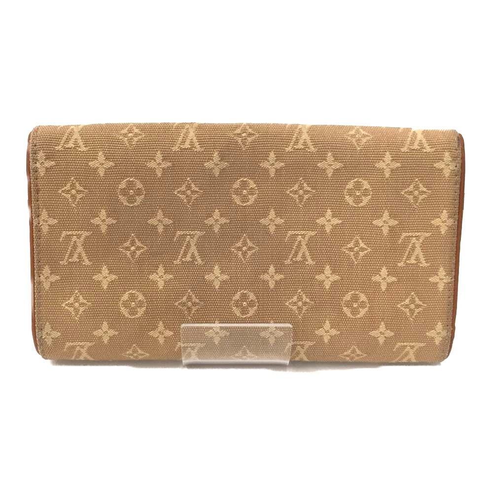 Louis Vuitton Monogram Mini Porte Tresor International M92444 Beige
