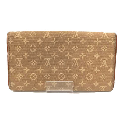 Louis Vuitton Monogram Mini Porte Tresor International M92444 Beige
