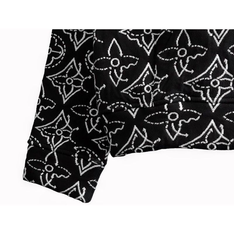 Louis Vuitton LV X Nba Stratjik Flower Quilted Hoodie Zip Up Hoodie Outerwear