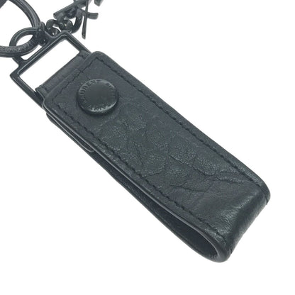 Saint Laurent (Yves Saint Laurent) Key Holder Key Ring Logo Plate Type