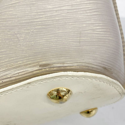 Louis Vuitton Handbag Epi Plage Mini Lagoon Bay M92263 White Women's