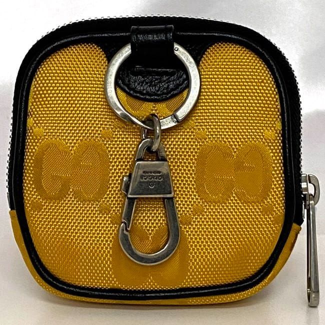Gucci Mini Pouch Yellow Black Off The Grid 645060
