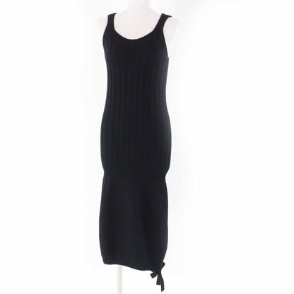 CHANEL Vintage 04A P23861 Cashmere Sleeveless Knit Dress With