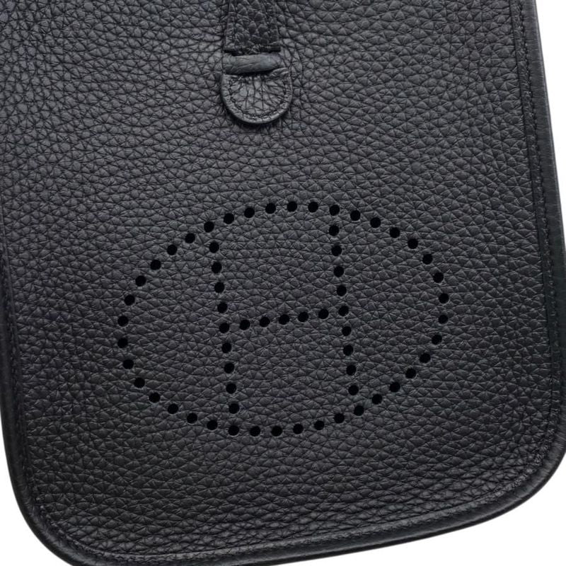 Hermes Shoulder Bag Evelyn TPM Sangle Caval K Engraved Taurillon Clemence Cavan