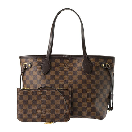 Louis Vuitton Tote Bag Neverfull PM Brown/cerise Red