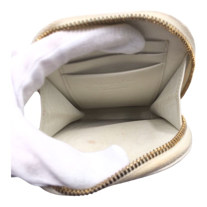 DIOR Lady Dior White Gold Hardware S0872bnhb Shoulder Bag Phone Pouch Phone