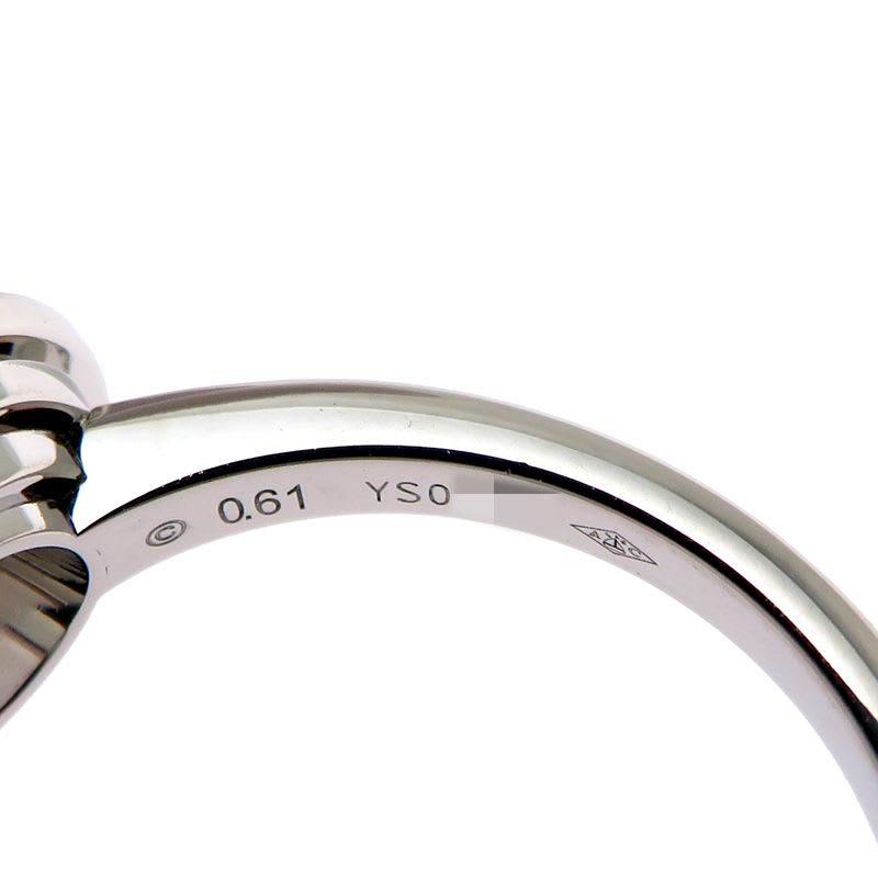 Cartier Diamond Halo Platinum Ring