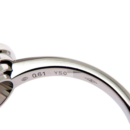 Cartier Diamond Halo Platinum Ring